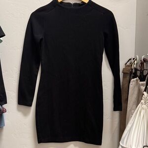 Zara Black Long Sleeve Dress